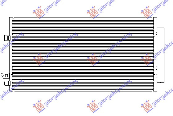 HLADNJAK KLIME 1.4iTURBO-1.3-1.6-2.0MJTD/CRD (65.8x35.7)