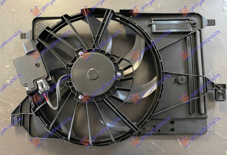 KOMPLET VENTILATORA 1.5-1.6 TDCi DIESEL (385 mm)