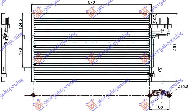 HLADNJAK KLIME PETR-DIESEL (62,8x37,4x1,6)