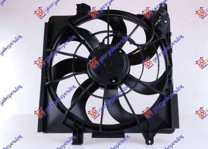 VENTILATOR KOMPLET (2.0 CRDI DIZEL) (461mm) (3 PIN)