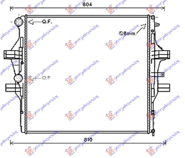 HLADNJAK MOTORA 3.0 TD (64x60.4x38) MAN/AUTO