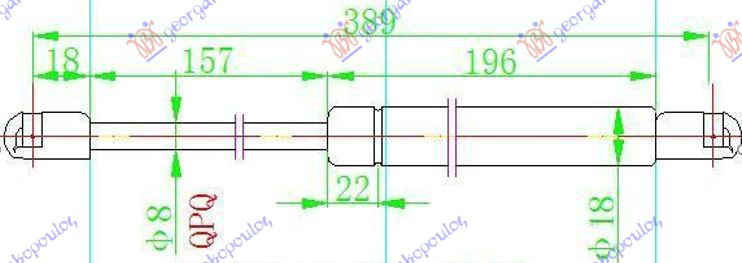 amortizer  (hauba) (390L-400N)