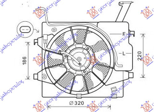 ventilator komplet  benzin