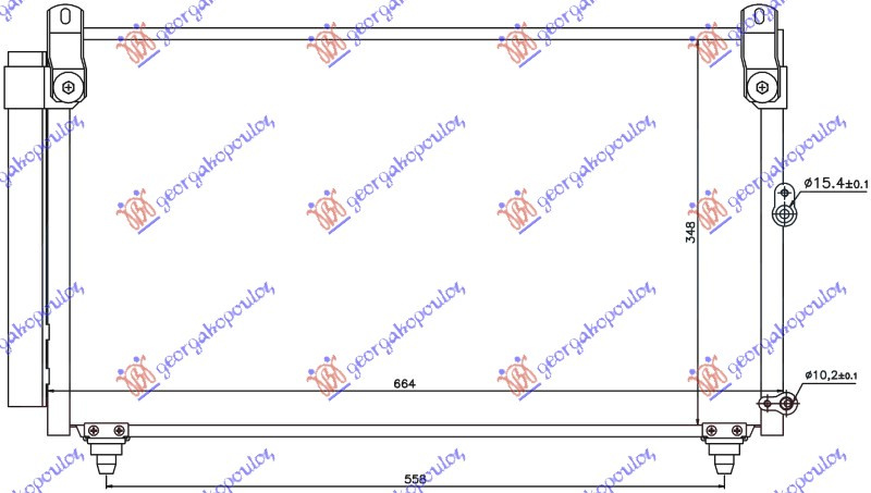 HLADNJAK KLIME SVI MODELI BENZINSKI (620x350x16)