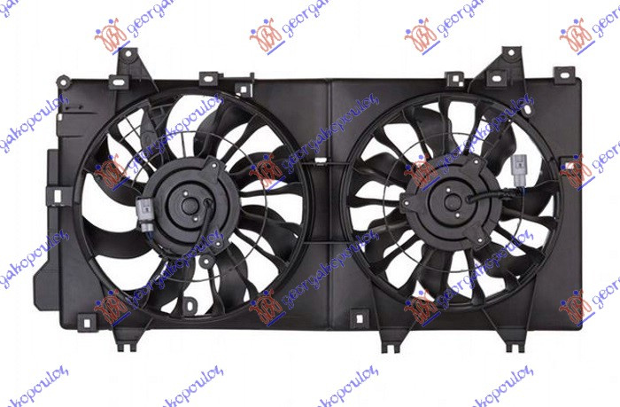 ventilator komplet dupli  benzin (2+2 PIN)