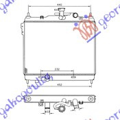 HLADNJAK MOTORA 1.5 CRDi +/-A/C (37.2x49.5x19)