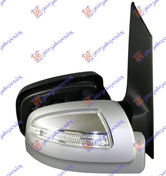 retrovizor električni grijani (sklopiv) u primeru  (s žmigavcem) (premium kvaliteta) (asferično staklo)