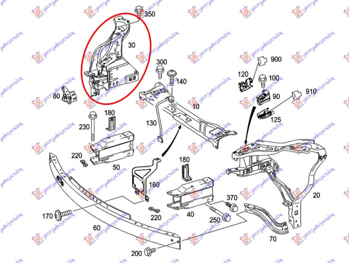 DRŽAČ FAROVA KIT METALNI