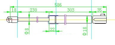 AMORTIZER HAUBE (588L-300N)