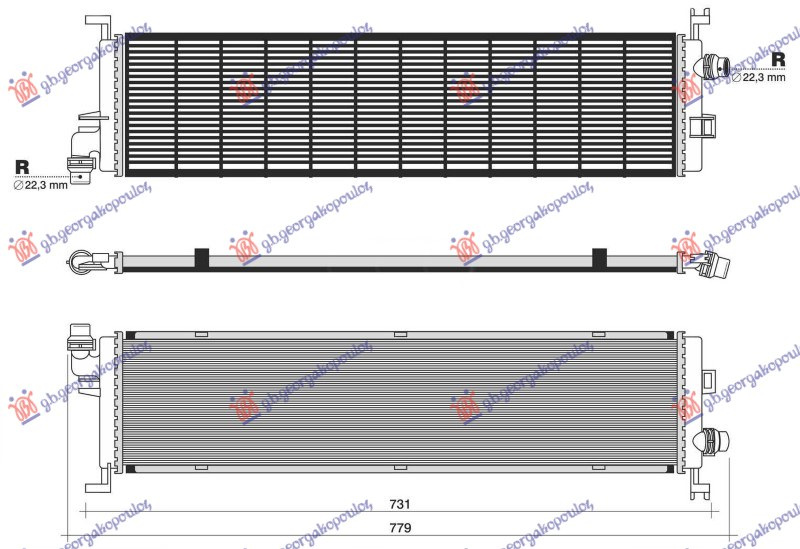 hladnjak  motora dodatni3.0-4.0  benzin HYBRID - 3.0-4.0 dizel HYBRID (650x150)