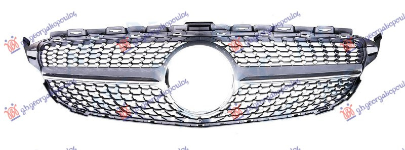 Maska (AMG/AMG LINE) (DIJAMANTNI TIP) (SREBRNA/KROMIRANA LETVICA)