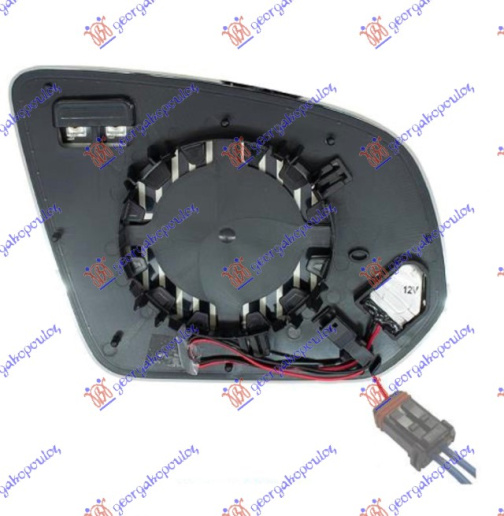 STAKLO RETROVIZORA GRIJANO (W/BLIS) (ASFERIČNO STAKLO)