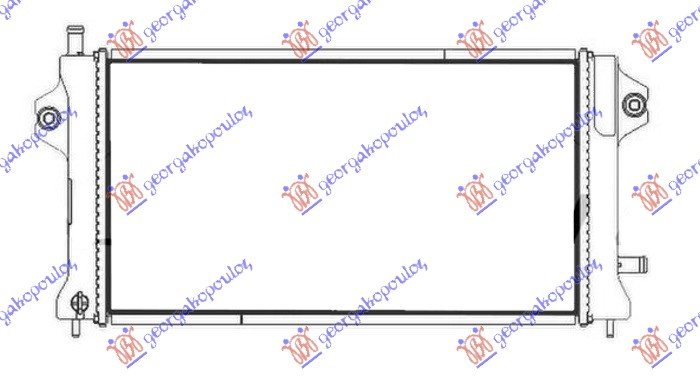 DODATNI HLADNJAK ZA MOTOR 2.0 HYBRID (525x280X25) (KOYO)