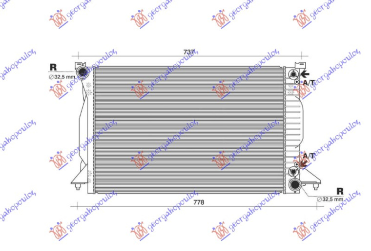 HLADNJAK MOTORA 2.5 TDI DIESEL +/-A/C AUTO (632x399)