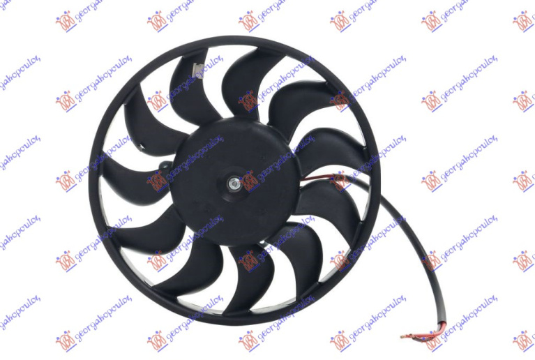 VENTILATOR KLIMA UREĐAJA (MOTOR + VENTILATOR) BENZIN - DIZEL (280mm) (300w)