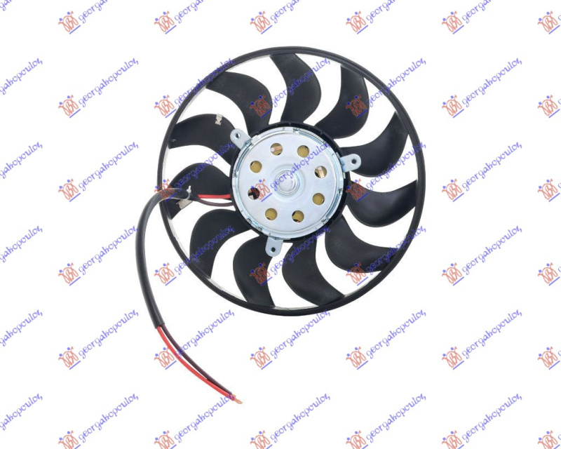 ventilator klime (motor + ventilator)  benzin-dizel (280mm) (300w)