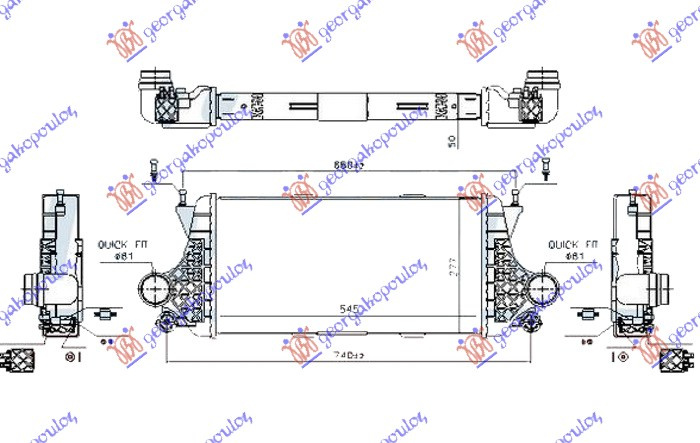 INTERCOOLER 3.0-4.7-5.5 AMG BENZIN (643x436)