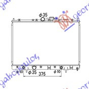 HLADNJAK MOTORA 1.8-2.0cc (42.5x65.8)+/-A/C AUTO (KOYO)