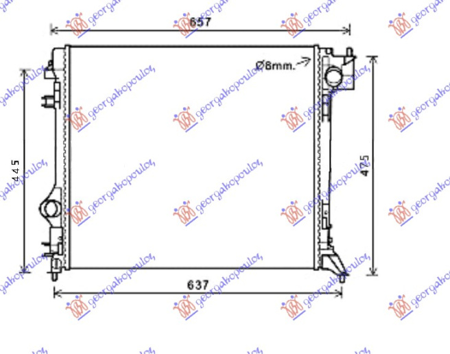 HLADNJAK MOTORA 2.0 BENZIN MAN/AUTO -1.5dCi DIZEL RUČNI (540x465)