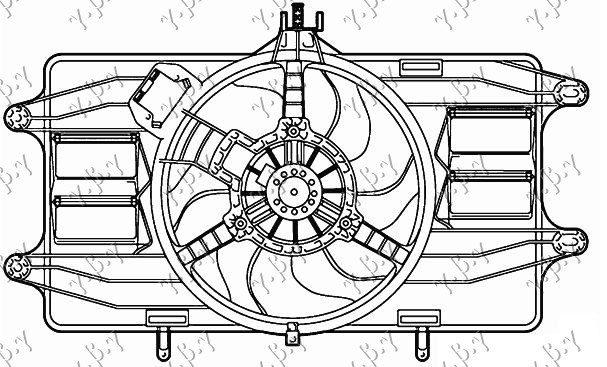 VENTILATOR (1.9 DIESSEL) + A/C