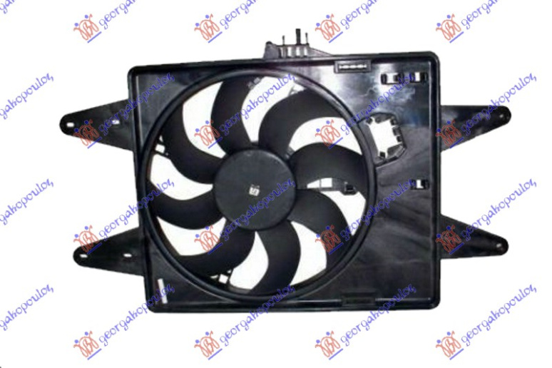 VENTILATOR ZA HLAĐENJE (1.2-1.6 BENZIN-1.9 DIESEL) -AC