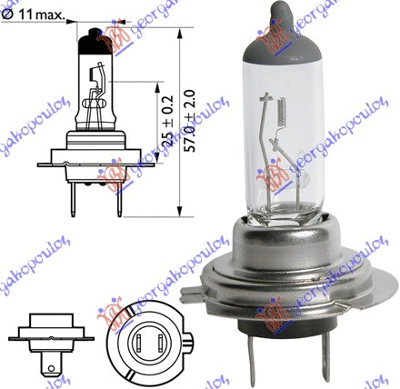 ŽARULJA H7.12V 55/60W