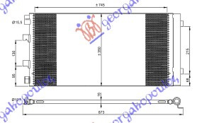 HLADNJAK KLIME 2.3 DIZEL (79,5x35,5)