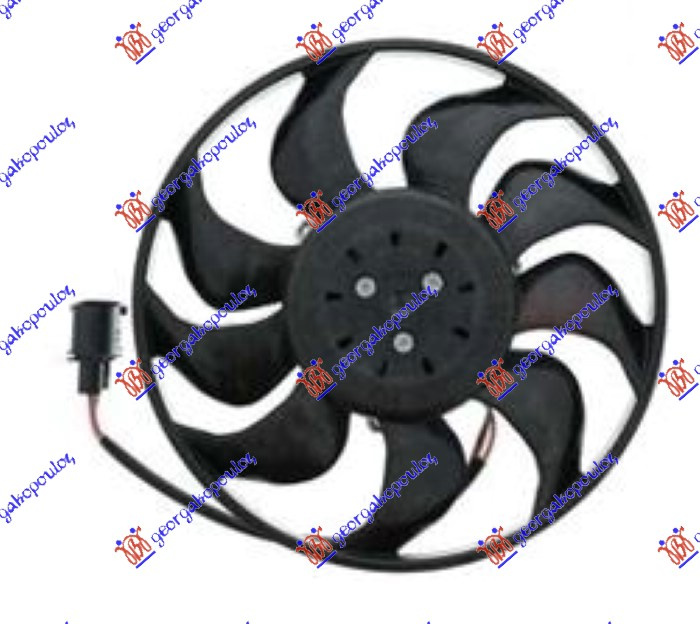 ventilator (motor + ventilator)  benzin (400W) (lijevi)