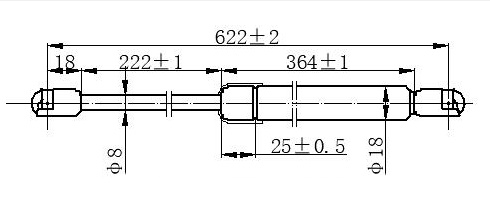 amortizer  (hauba) (622L-334N)