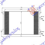 hladnjak 18-20i 16V TURBO22TiD(62x41)