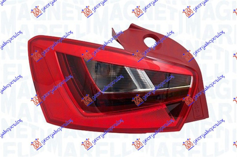 STOP SVJETLO 5V CRVENA BAZA LED (MARELLI)