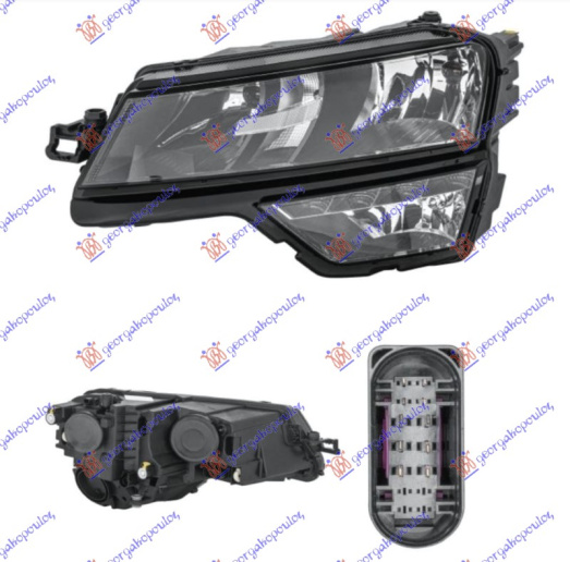 ELEKTRIČNO PREDNJE SVJETLO (H/7) W/LED DRL (E) (HELLA)