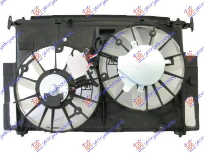 SET VENTILATORA (DUPLI) 2.0 BENZIN - 2.5 BENZIN HIBRID