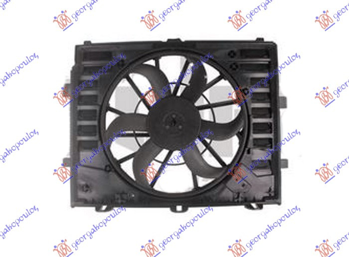 KOMPLET VENTILATORA 3.0 TDi DIESEL (520 mm)