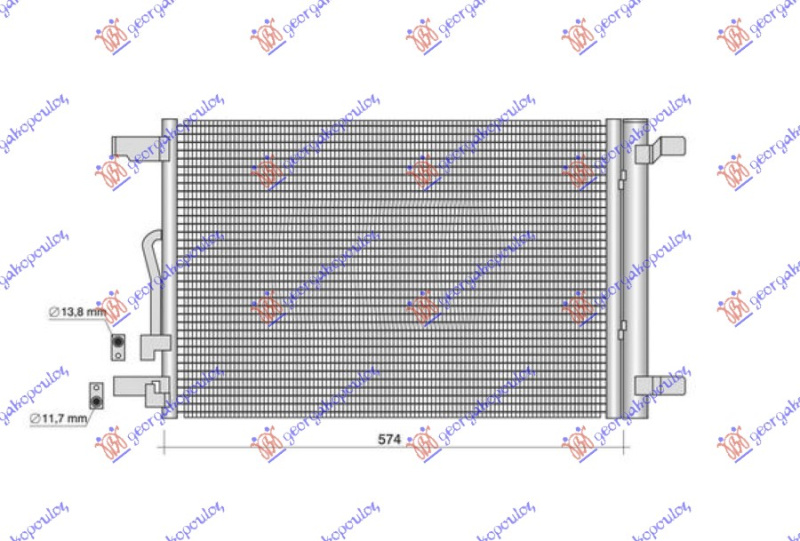 hladnjak 1.4-1.5-2.0 TSI  benzin - 2.0 TDI dizel (576x388)