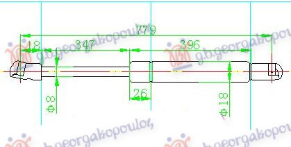 amortizer  (hauba) (779L-285N)