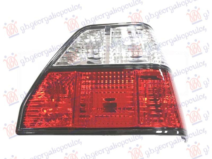 Štop lampa bijela