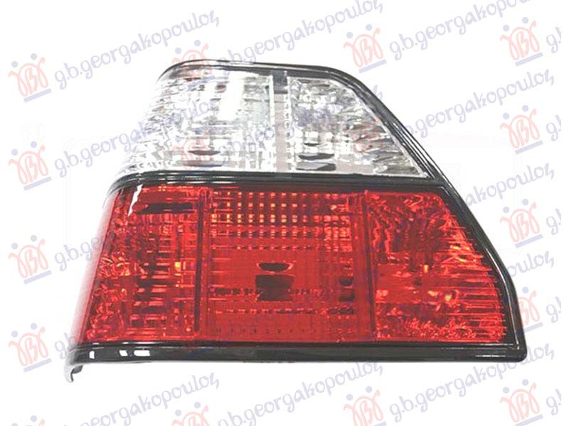 Štop lampa bijela