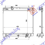 HLADNJAK MOTORA 1.5-16V (MEH.) 935x48) JAP.