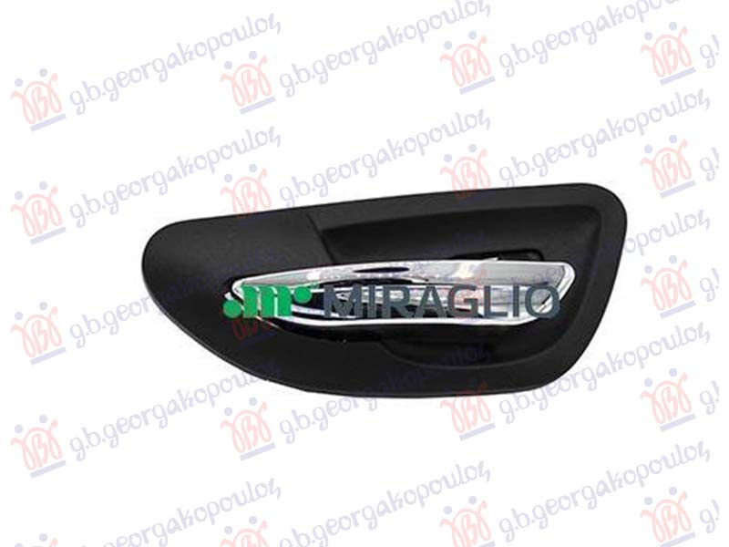 Unutarnja ručka prednjih vrata krom