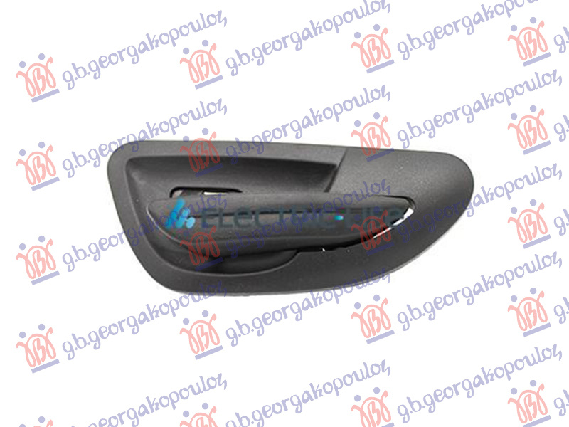 Unutarnja ručka prednjih vrata crna