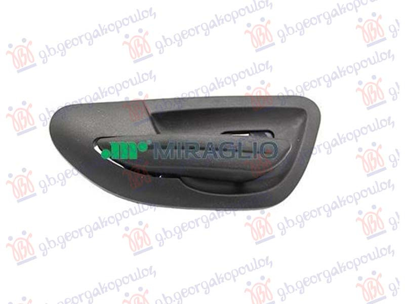 Unutarnja ručka prednjih vrata crna