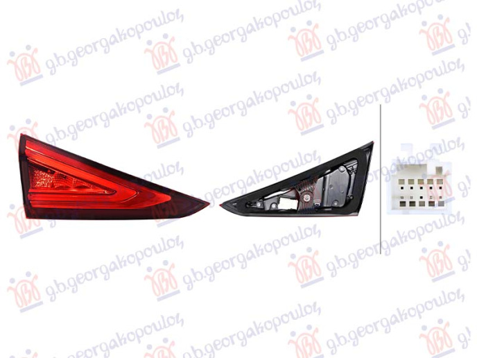 Štop lampa unutarnja LED hella