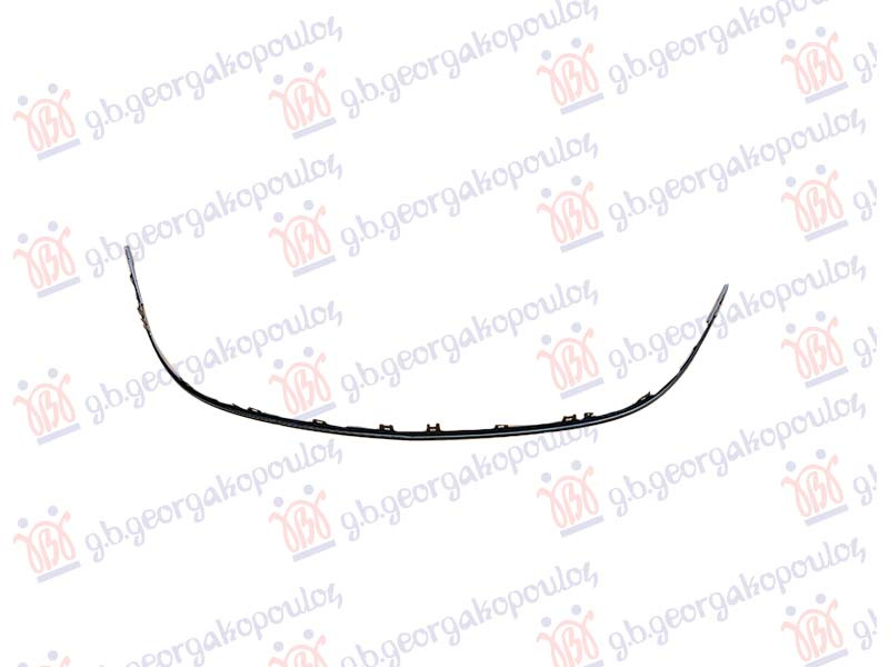 Lajsna rešetke prednjeg branika crna