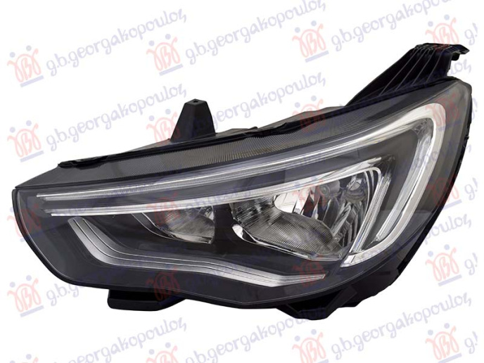Far električni s LED drl (E) (TYC)