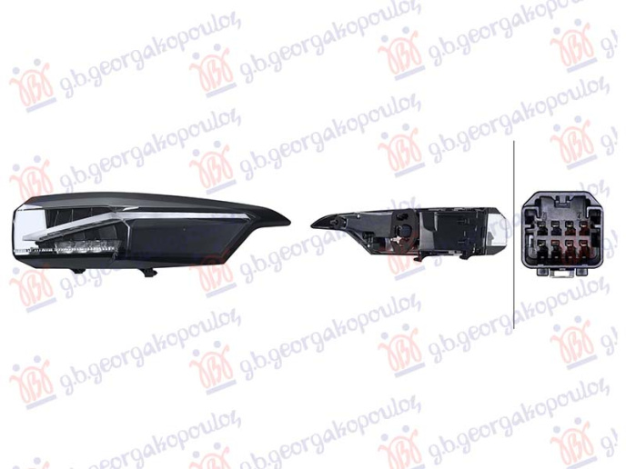 Štop lampa vanjska full LED (HELLA)