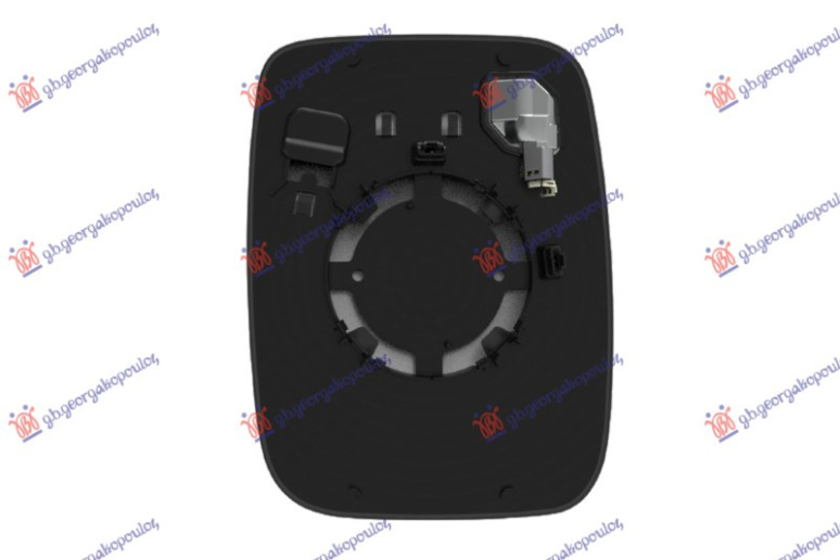 Staklo retrovizora grijano (ASFERIČNO STAKLO)