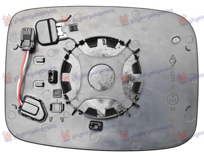 Staklo retrovizora grijano (S BLIS) (ASFERIČNO STAKLO)