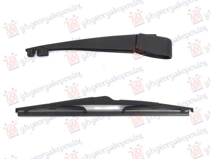 Zadnji brisač komplet 290mm