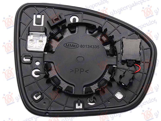 Staklo retrovizora grijano s blis (KONVEKSNO STAKLO)